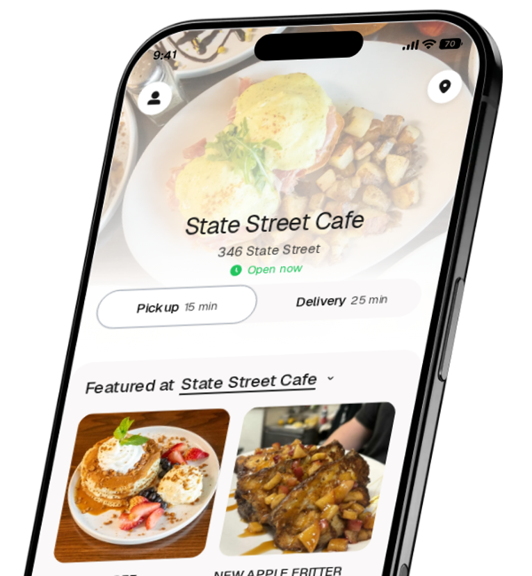 State Street Cafe app preview